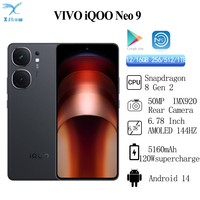 VIVO iQOO Neo 9 5G China Version Snapdragon 8 Gen 2 5160mAh 120W SuperVOOC 50MP  IMX920 OIS 6.78Inch AMOLED 144Hz NFC OTA