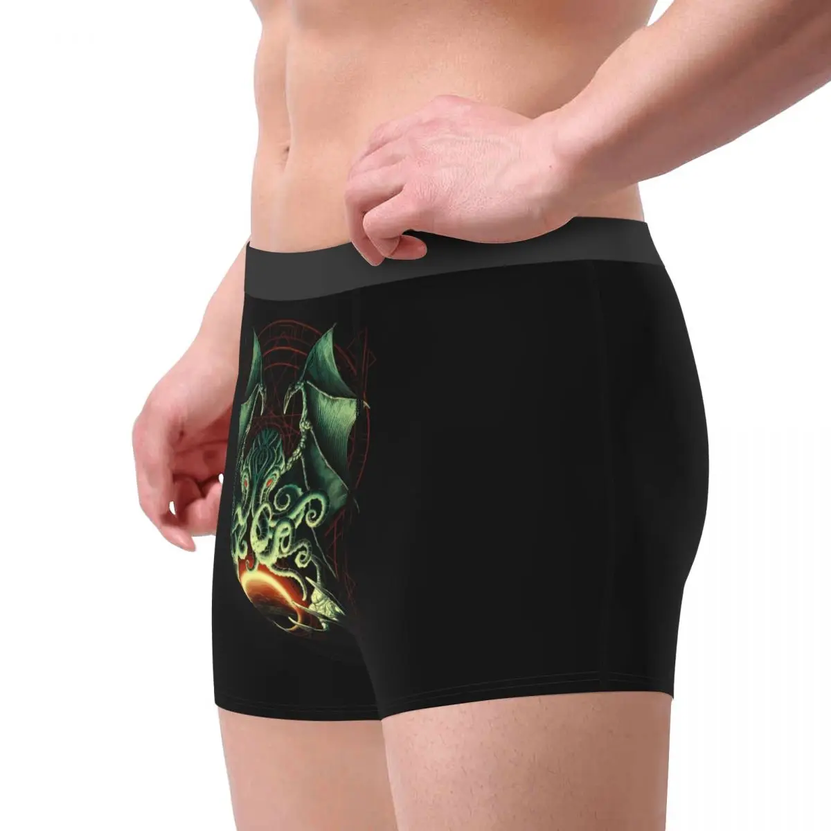 Sexy Boxer Call Of Cthulhu Shorts Panties Men Underwear Lovecraft Occult Soft Underpants for Male