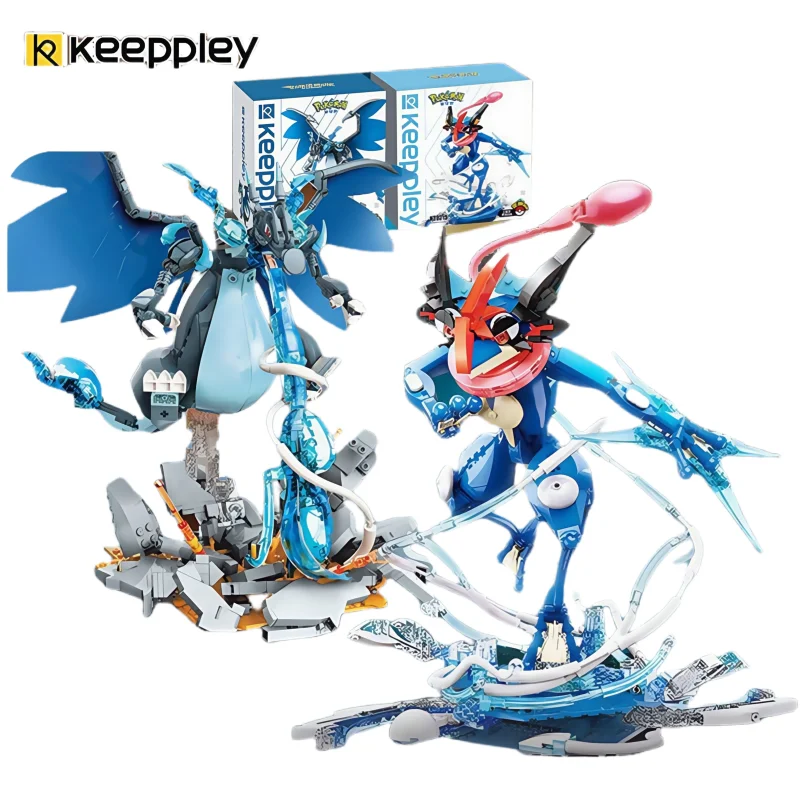 

Keeppley Original Pokémon Building Blocks Toy Anime Characters Cartoon Models Collection Decoration Children's Birthday Gifts