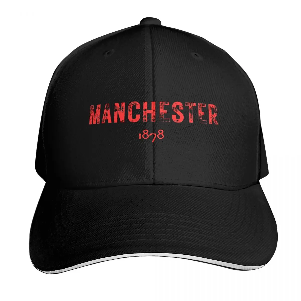 UNITED RED Baseball Cap Streetwear Hip Hop Trendy Vintage Retro Embroidered Lightweight Packable
