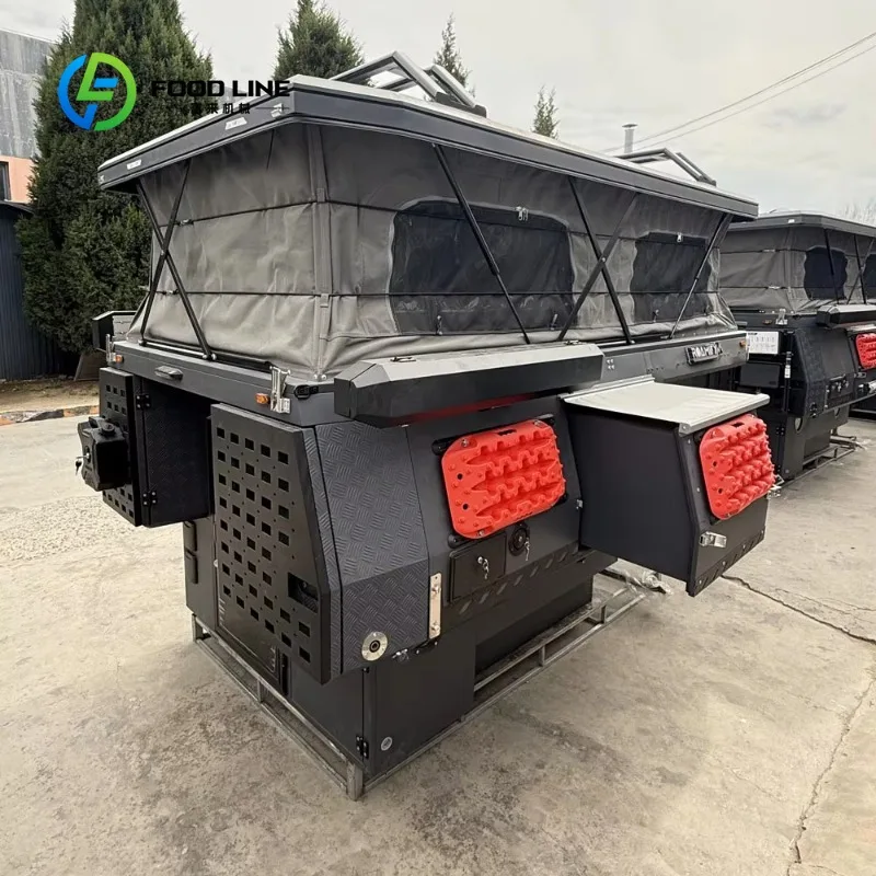 Customized Lightweight Truck Camper With Aluminum Alloy Frame And Lift Mechanism For Easy Setup Bulk Purchase Good Price