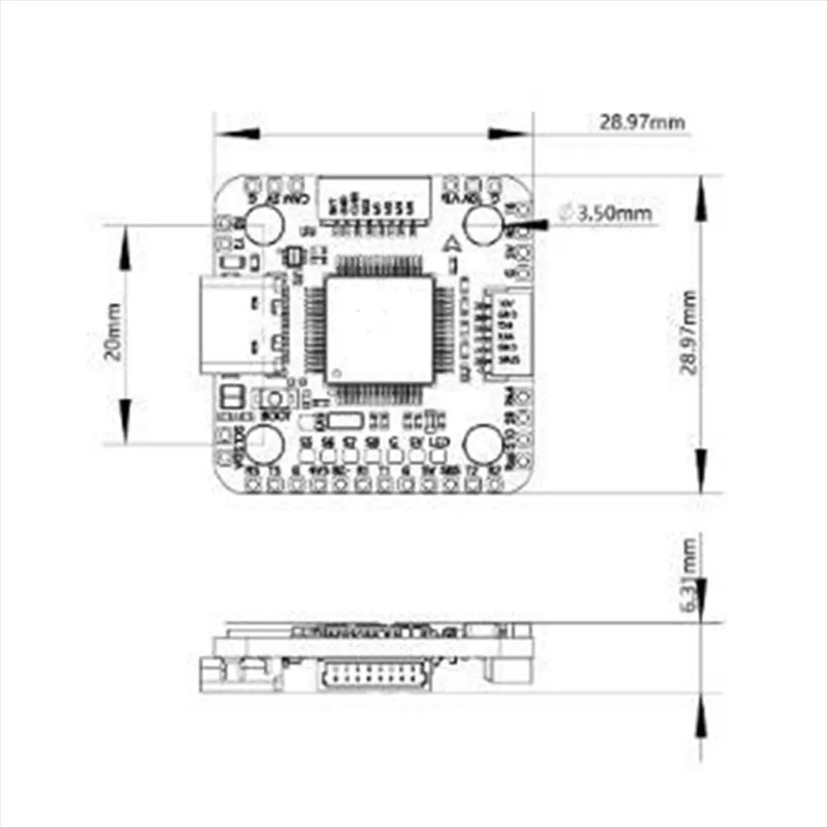 Digital Essentials F405 NOXE F405 FPV Flying Drone Flight Control Electronic Control Flying Tower FPV Flying Drone Quadcopter
