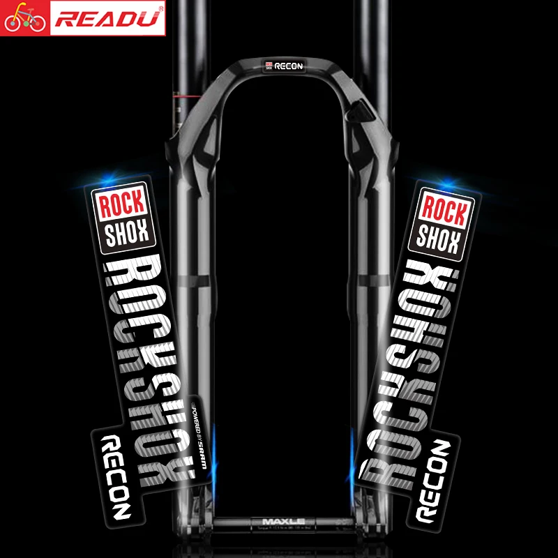 2019 rockshox RECON decals mountain bike front fork stickers MTB bicycle front fork decals RECON stickers