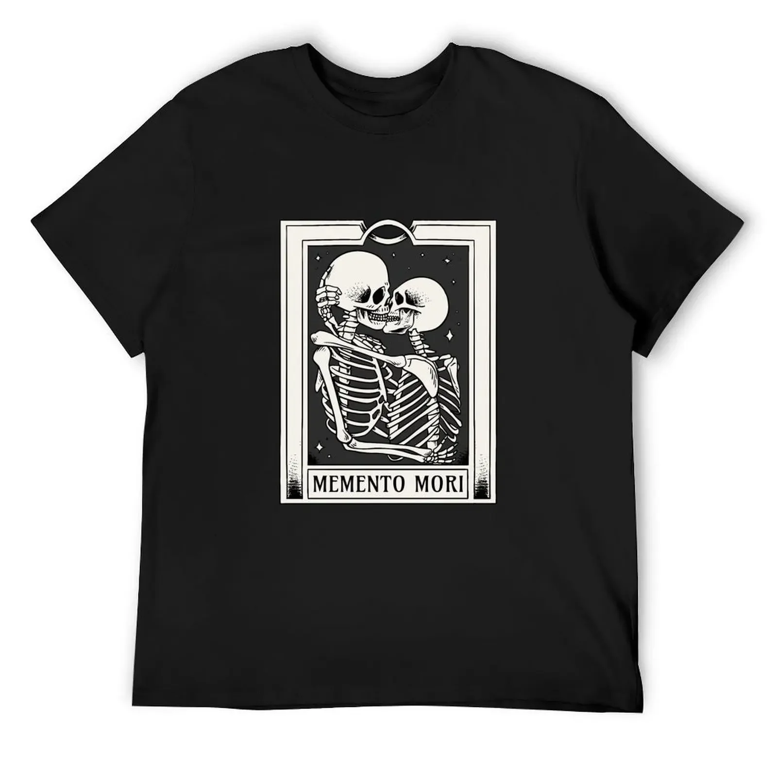 Latin Quote Memento Mori Design for a Stoic Philosopher T-Shirt man clothes quick drying oversized men clothing