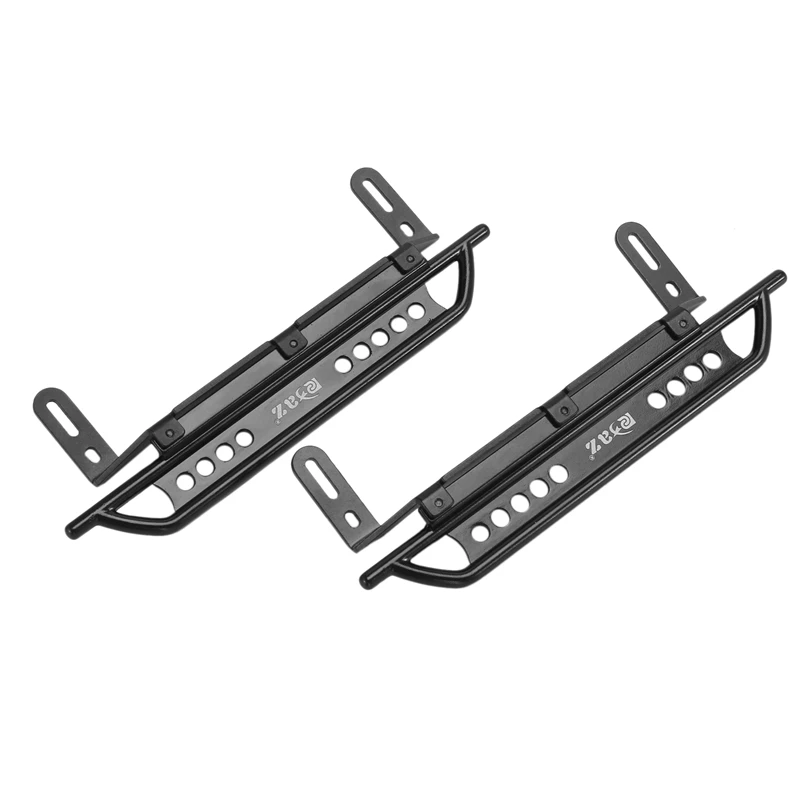 1Pair Metal Side Pedal Rock Sliders Foot Pedal Side Guard Plate For Traxxas TRX-4 TRX4 1/10 RC Crawler Car Upgrade Parts