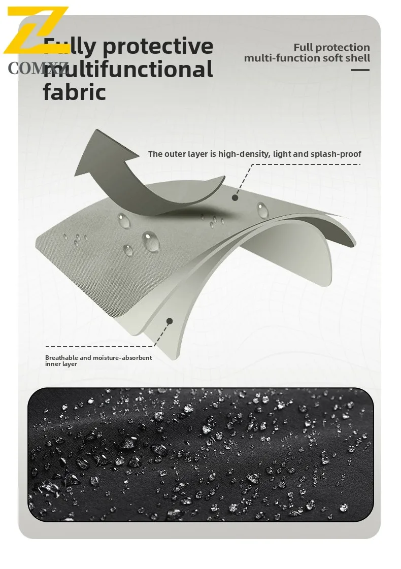 COMXZ Charge Pants Couple 2025 Outdoor Sports Windproof Waterproof Elastic Work Pants Leisure Mountain Camp Hiking Charge Pants