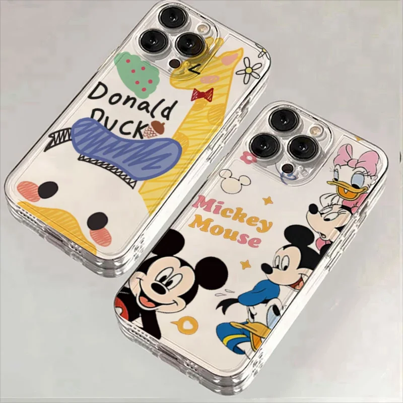 Donald Duck Daisy Couple Case For Redmi 14C 13C 13 4G A3 12 12C 10C 9C 9A 10 9 A1 NOTE 12 4G 13 PRO 5G Plus 9 10 11 PRO 11S 10S