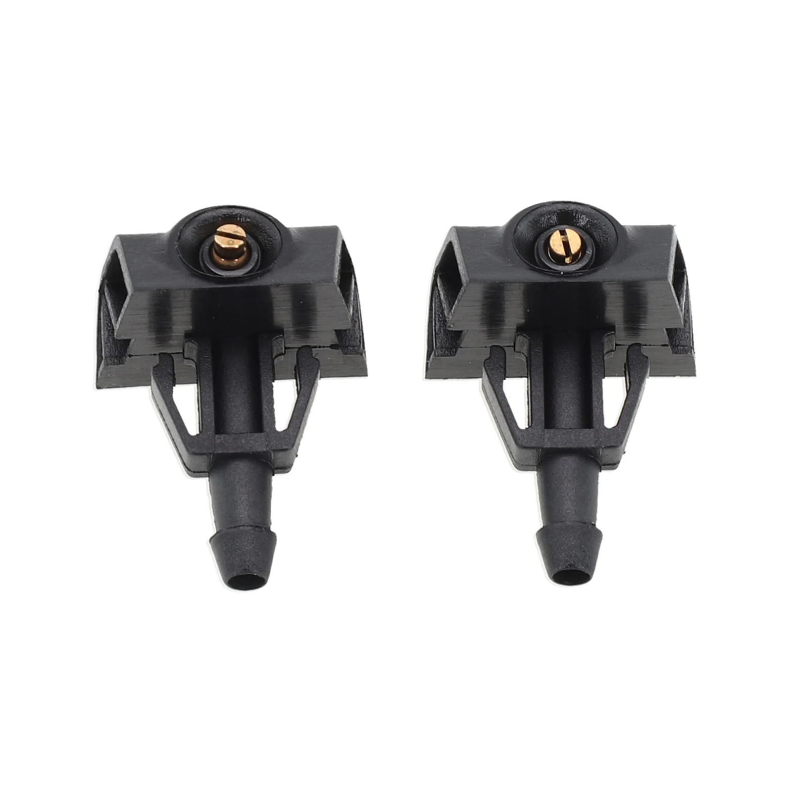 2Pcs Car Front Windshield Wiper Nozzle Jet Sprayer Kits For Nissan For JUKE F15 2015-2018 Sprinkler Spout Washer Outlet