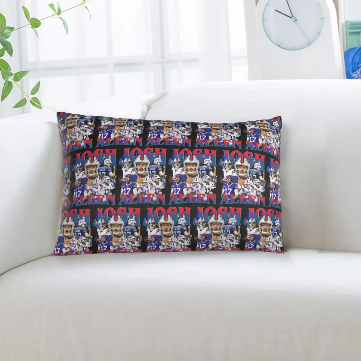 Josh Allen Buffalo Bills alas de pollo de Duff funda de almohada rectangular funda de cojín decorativa dormitorio comodidad para el hogar almohada