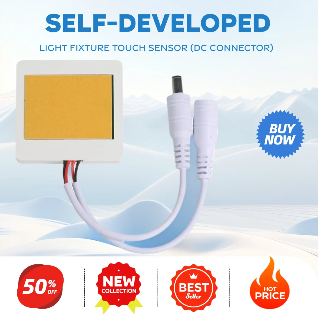 

Ultra-thin penetrating wood, marble, ceramic, touch-sensitive switch 12V 5A 60W LED touch-sensor with stepless dimming function