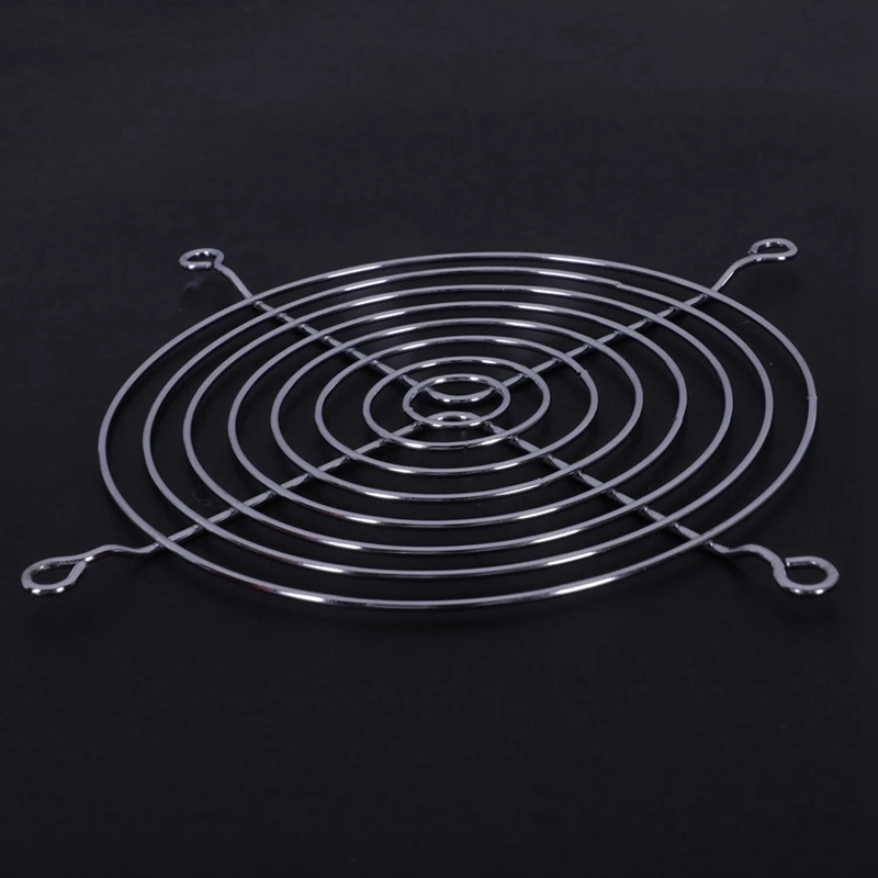 Rejilla protectora de dedo de alambre de Metal para ventilador de caja de ordenador, 120X120Mm, 10 unidades