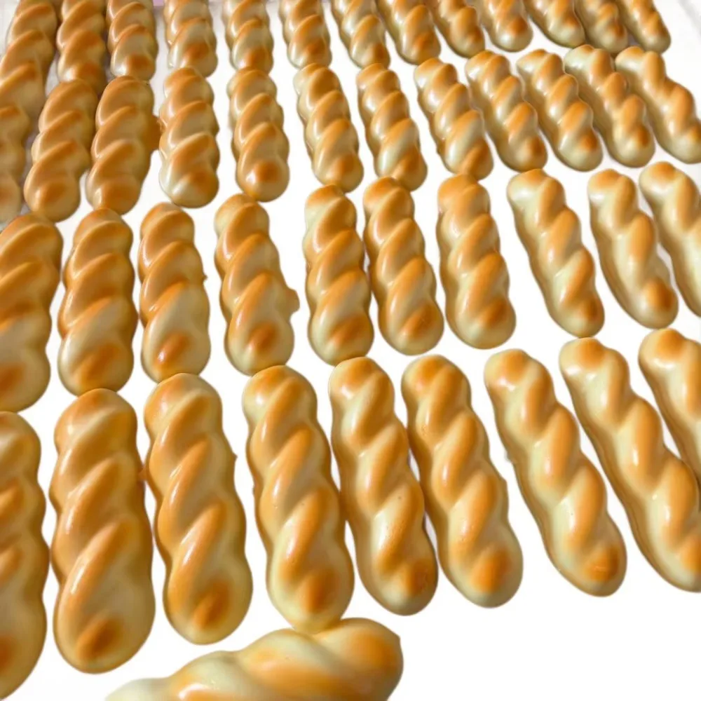 Squishy Simulate Fried Dough Twists Squeeze Toy Stress Relief Slow Rising Sensory Fidget for Anxiety ADHD Autism Gifts for Kids