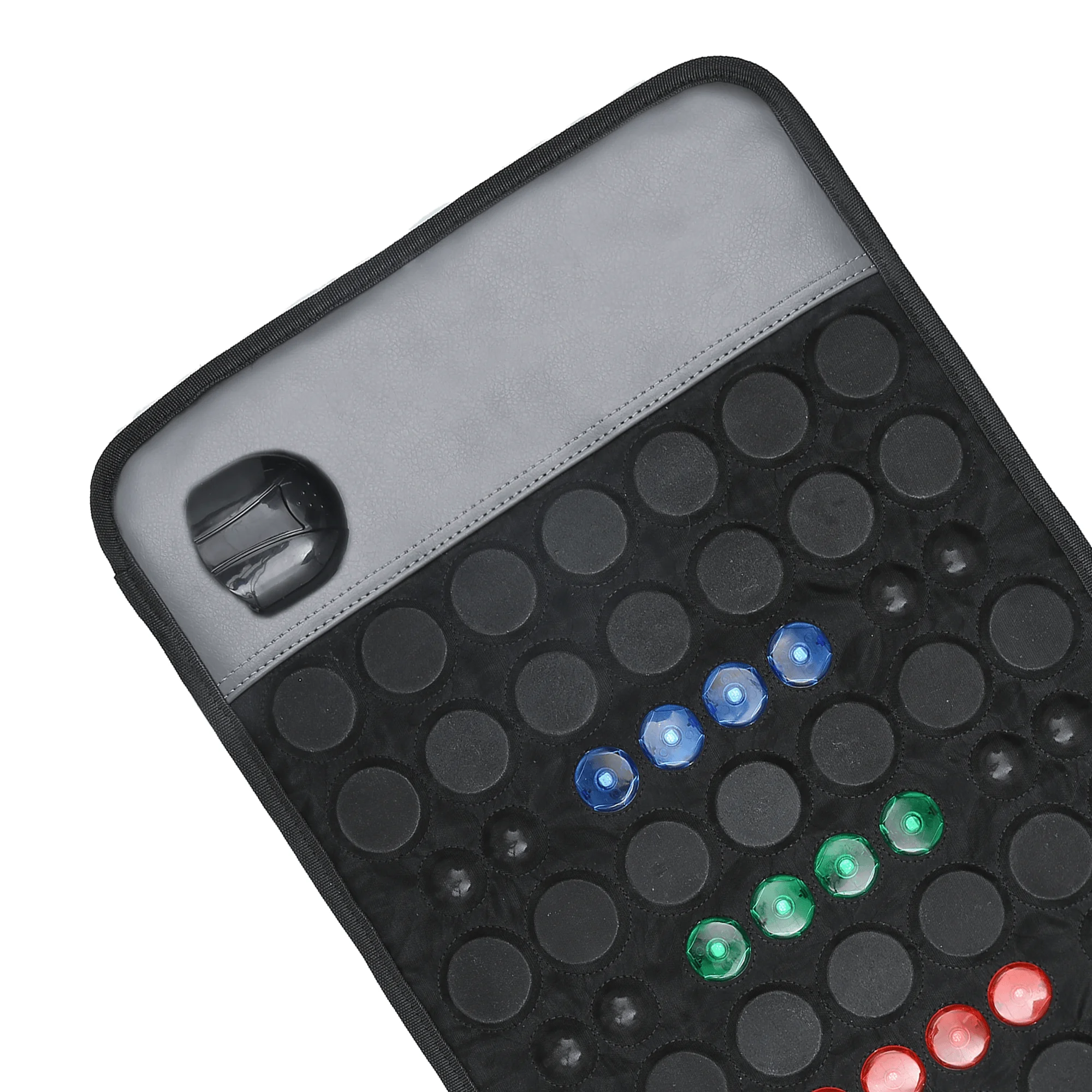 Luxuryade A2604 Pemf Infrared Heating Bio Mat Natural Jade Three Color Light Photon Red Therapy Massage Cushion