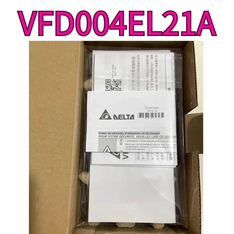 New 0.4KW VFD004EL21A frequency converter with a one-year warranty for fast delivery