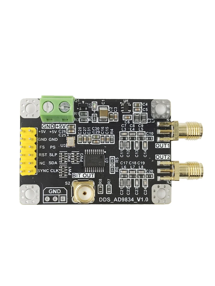 

AD9834 Module Dual Channel High-speed DDS Signal Source Sine Wave Triangular Wave Square Wave Signal Generator Module