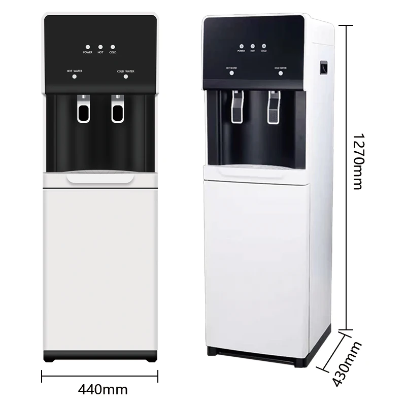 Freestanding Hot Cold Water Dispenser Automatically Heating Cooling Pipeline Machine Direct Drinking Water Purifier