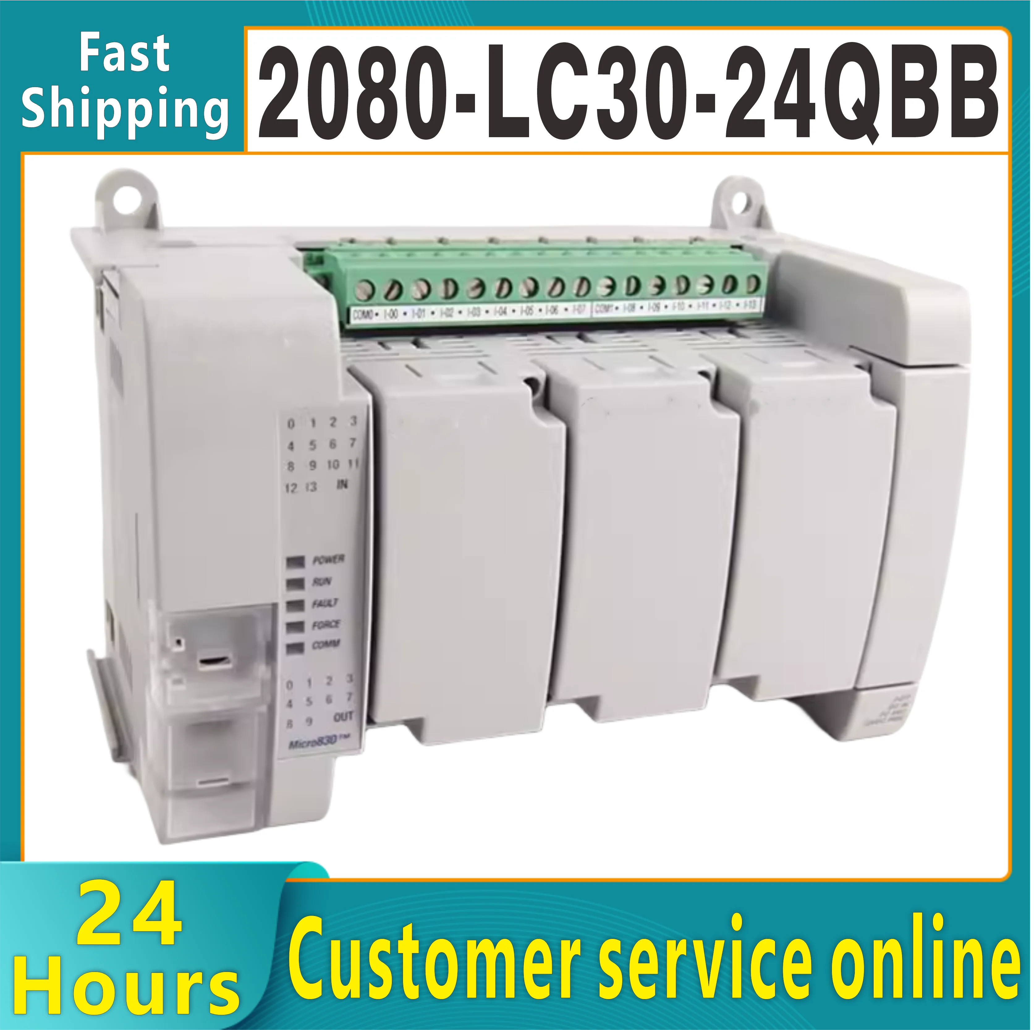 

2080-LC30-24QBB Micro 830 controller 14 input 24V AC/DC 2080LC3024QBB New original