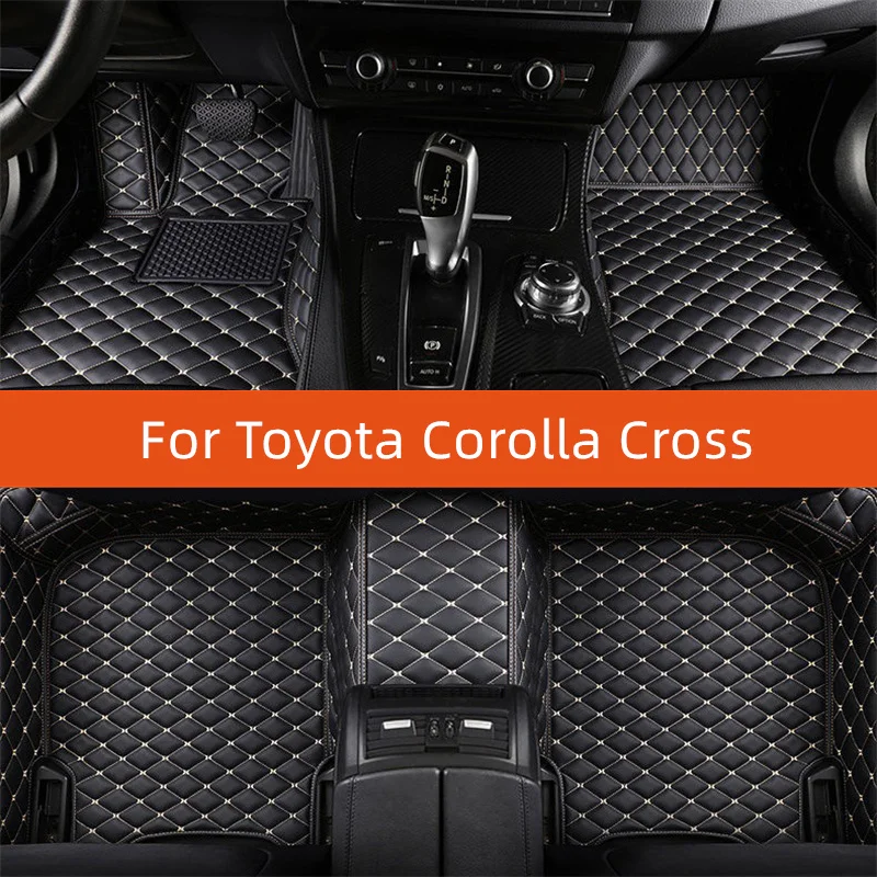 

Custom Leather Car Floor Mat For Toyota Corolla Cross 2022 2023 2024 2025 2026 2027 Multicolor Car Mat Interior Accessories