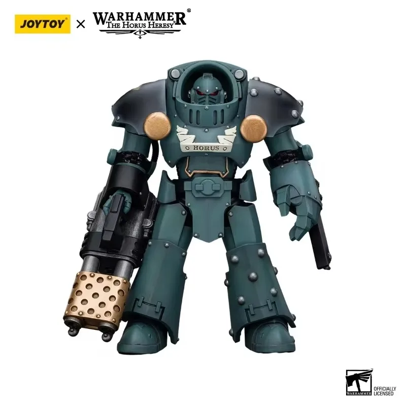 

[Товарные товары] Фигурка JOYTOY 1/18 Warhammer 40k Sons of Horus, оснащенный тяжелым вогнеметром и бензопилой Fist Terminator