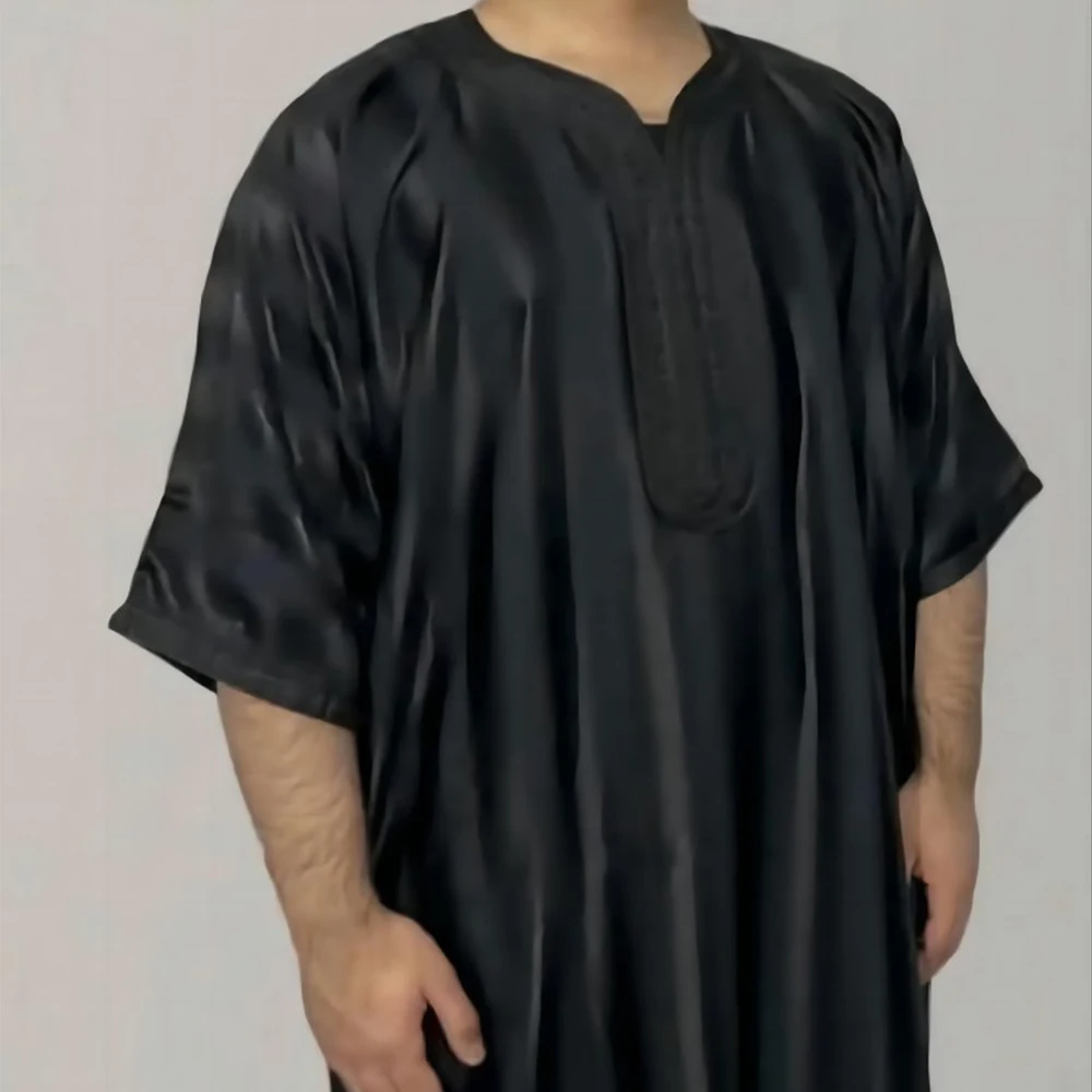 ملابس إسلامية للرجال الشرق الأوسط السعودية جوبا ثوب عباية إسلامية عباية رداء قفطان إسلامي فستان باكستان عربي #4