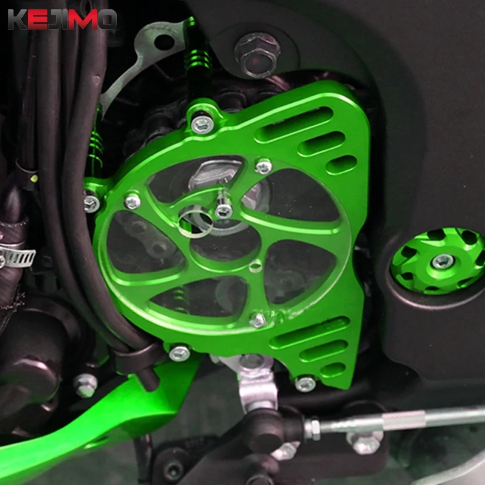 2019 2018 Z1000 Z 1000 Motorcycle Front Sprocket Chain Guard Cover Left Side Engine For Kawasaki Z1000SX Ninja Z 1000 SX 10-2020