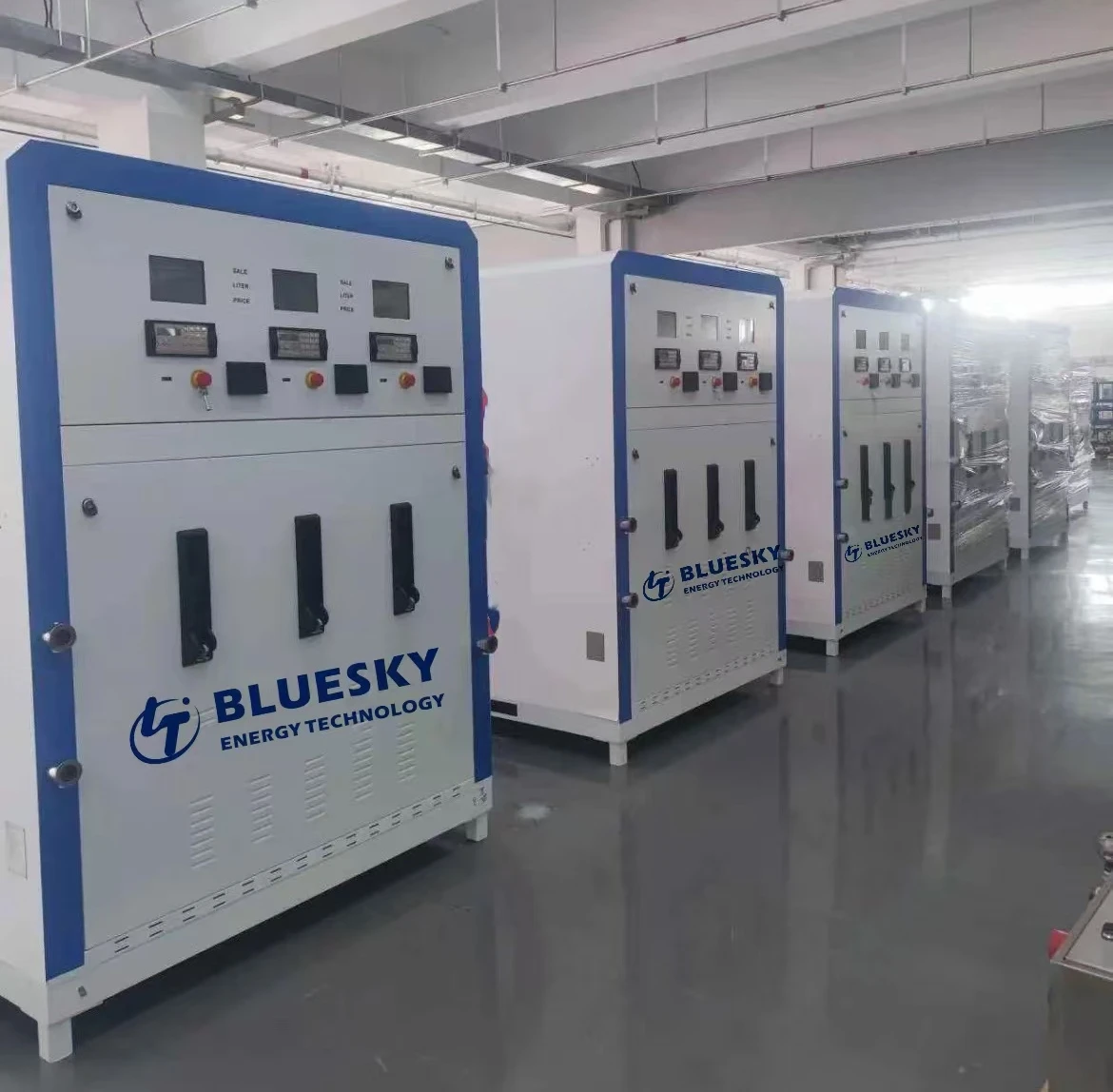 Bluesky 6000L 3Hoses Portable Mini Mobile Fuel Gas Station Fuel Dispenser With Gas Station Management System Rfid Payment System