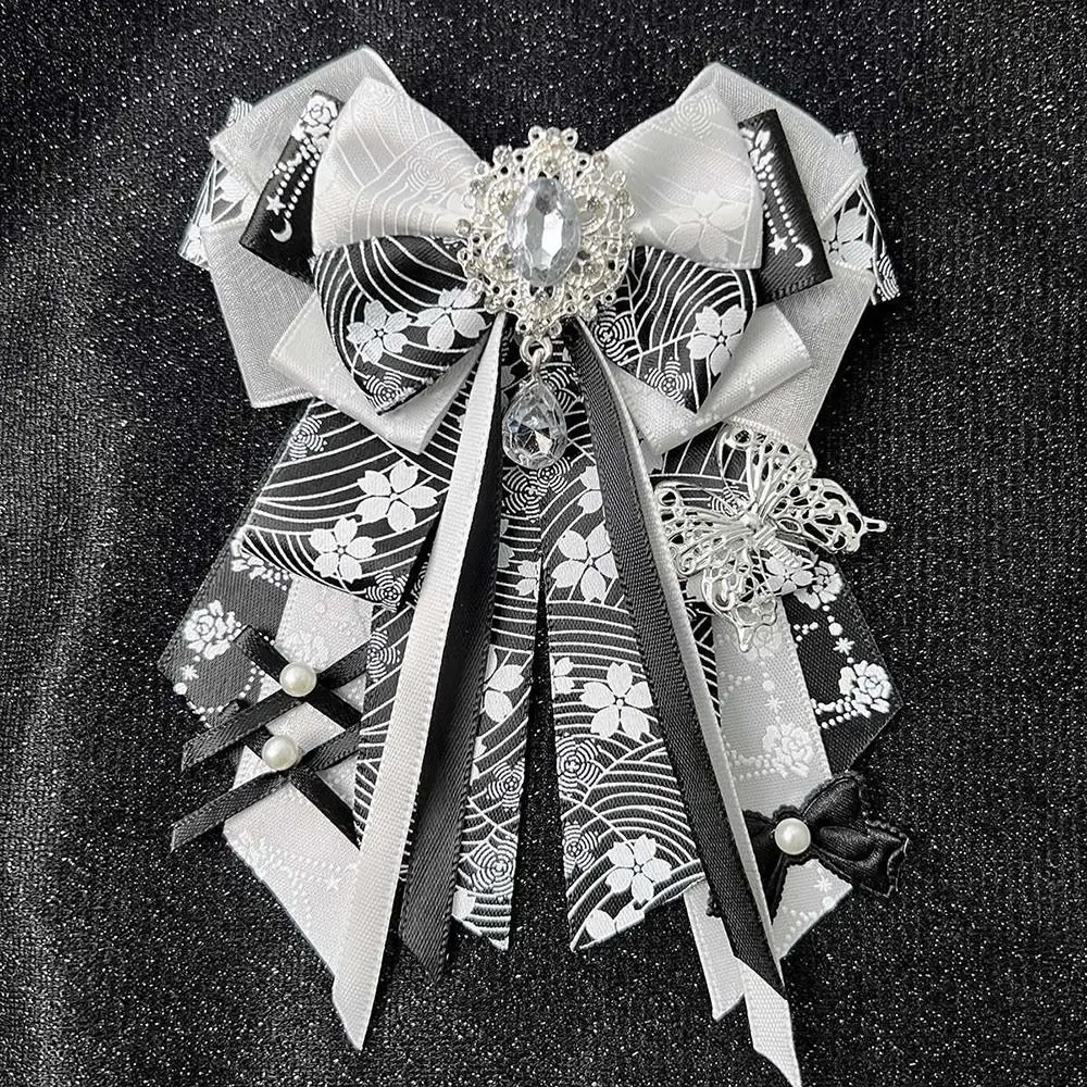 Double Layer Ribbon Itabag Decoration Handmade Jewelry Knot Bowknot Ribbon Bow Bag Pendant DIY Handmade Long Streamers