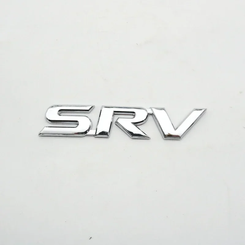 Car Rear Boot Styling Sticker Tailgte 3D Letter Logo Emblem For SRV