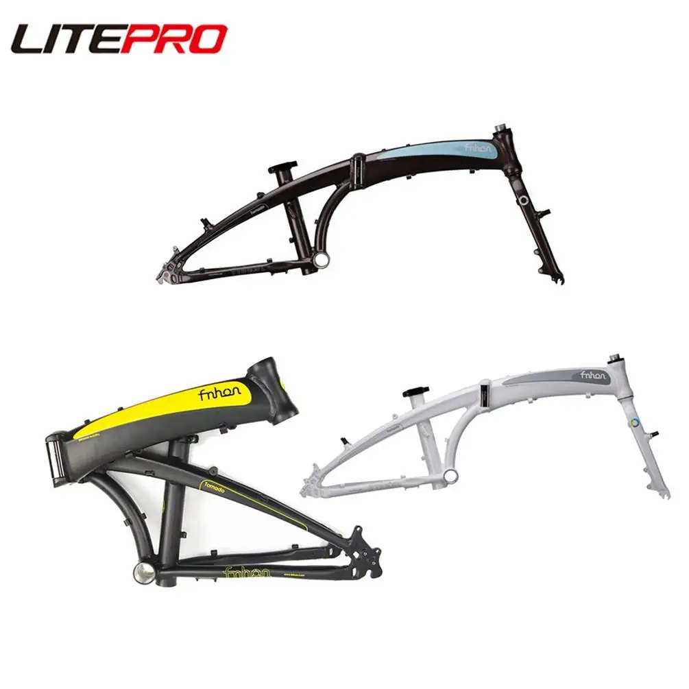 

Litepro Fnhon 20Inch 406 451 Bike Foldable Frame Alloy Fork Disc V Brake For Folding Bicycle