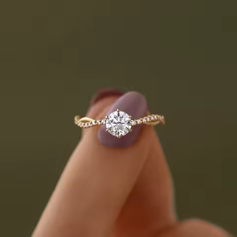 GRA Certified 1-3 Carat Moissanite Ring 925 Silver Ring Round Cut Halo for Women Engagement Promise Wedding Jewelry Wholesale