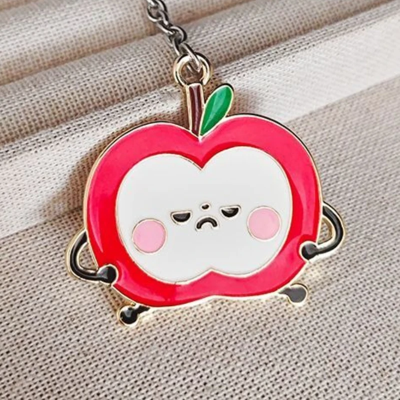 New Love and Deepspace Caleb Simpatico personaggio anime Kawaii Portachiavi Apple Decorazione creativa con ciondolo per zaino in cartone animato di alto valore