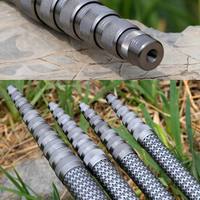 ZZ290 3m 4m Fishing Net Handling Pole Carbonfiber Fruit Picking Rod Spray Pesticide Water-weeds Cutting Top Screw Hole M8*1.25