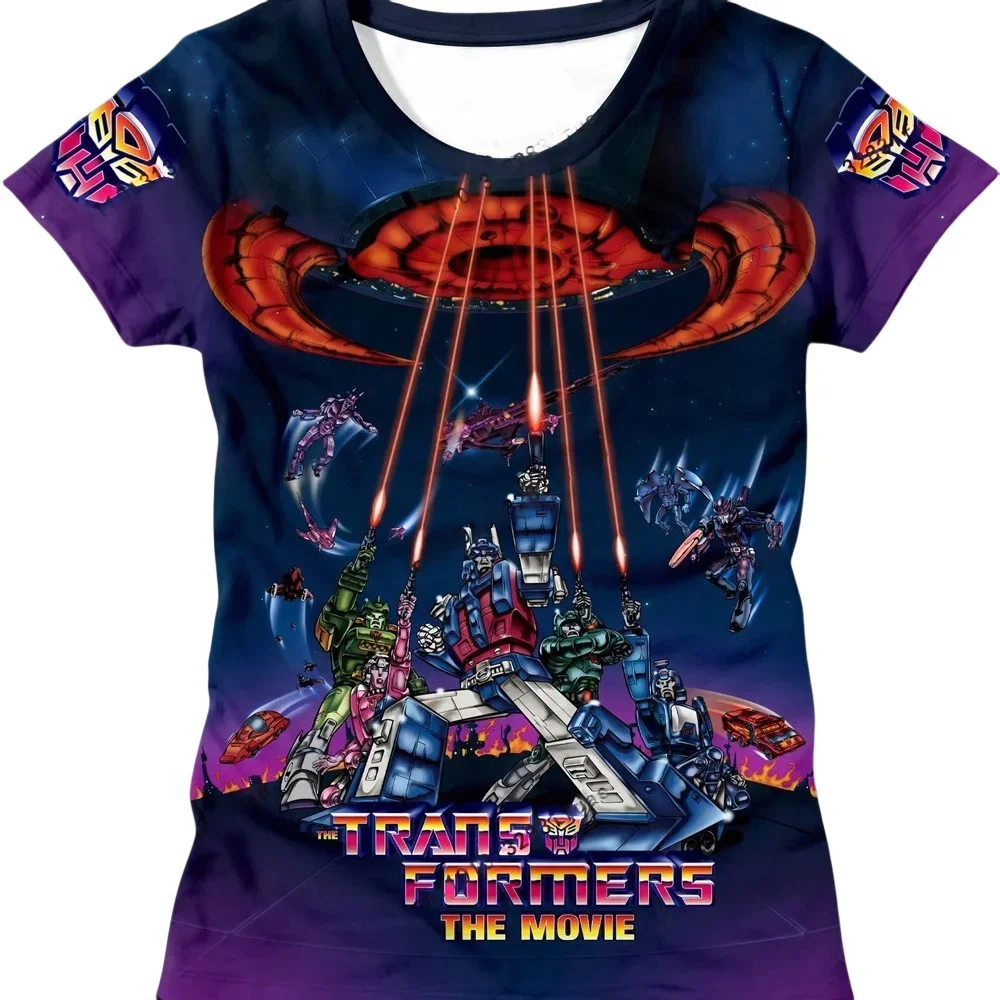 3D Sci-Fi Robot Print T-shirt,Team Edition Bundle,Unisex Graphic T-shirt,All-Over Print Tee,Streetwear Top,For Adult KID