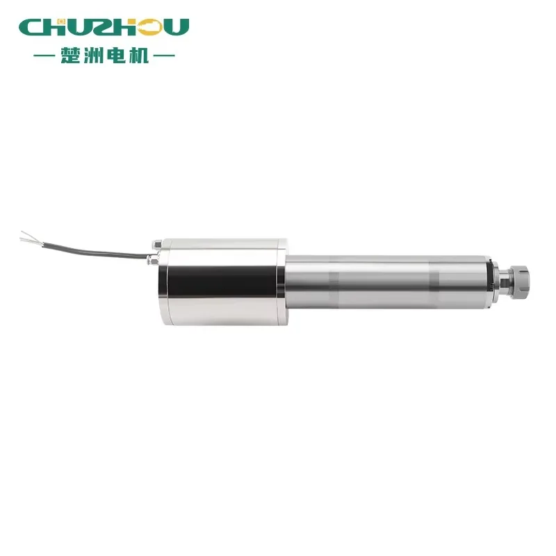 Water-cooled permanent magnet high torque grinding machine spindle ER32 1.5KW 2000RPM precision engraving and milling spindle