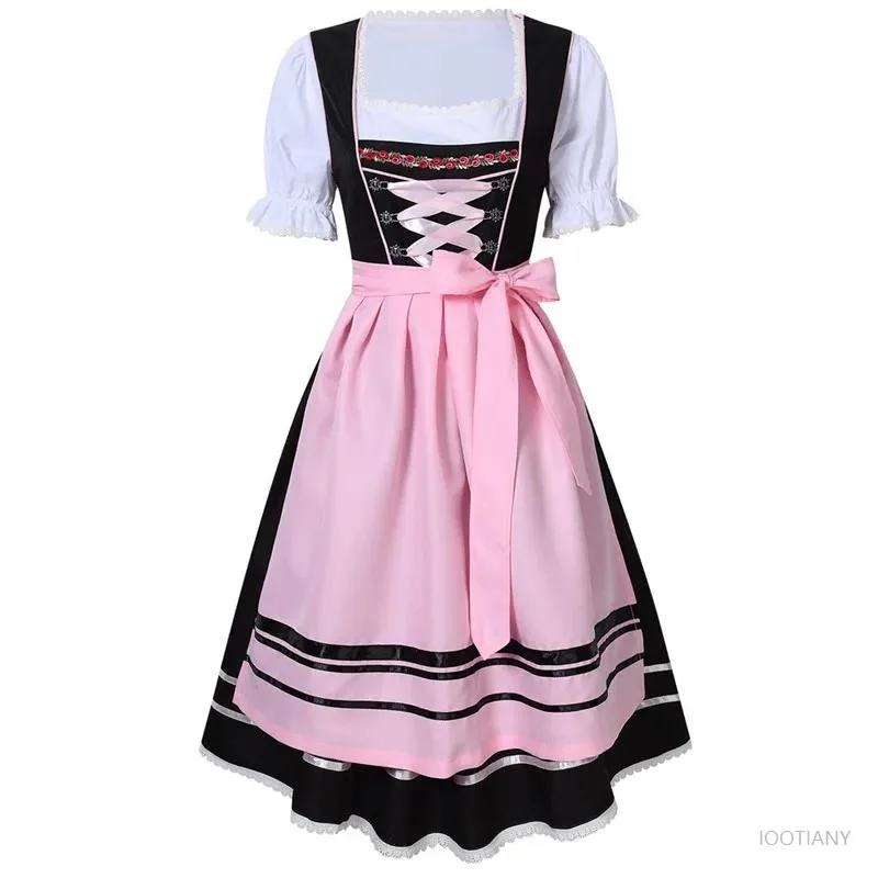 

Germany Munich Oktoberfest Bavaria Beer Girl Role Play Dress Sexy Nightclub Bar Carnival Party Beer Girl Maid Waitress Costume