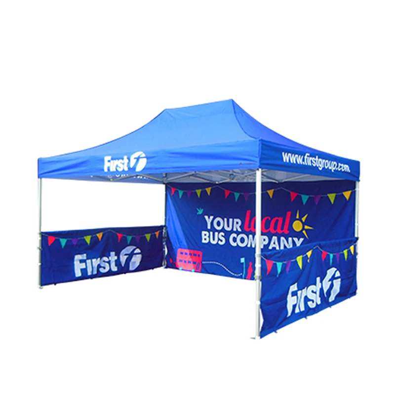 

Custom 10x10 Ft. 3x3 M 3 X 3m Promotion Customized Trade Show Outdoor Aluminum Folding Tent