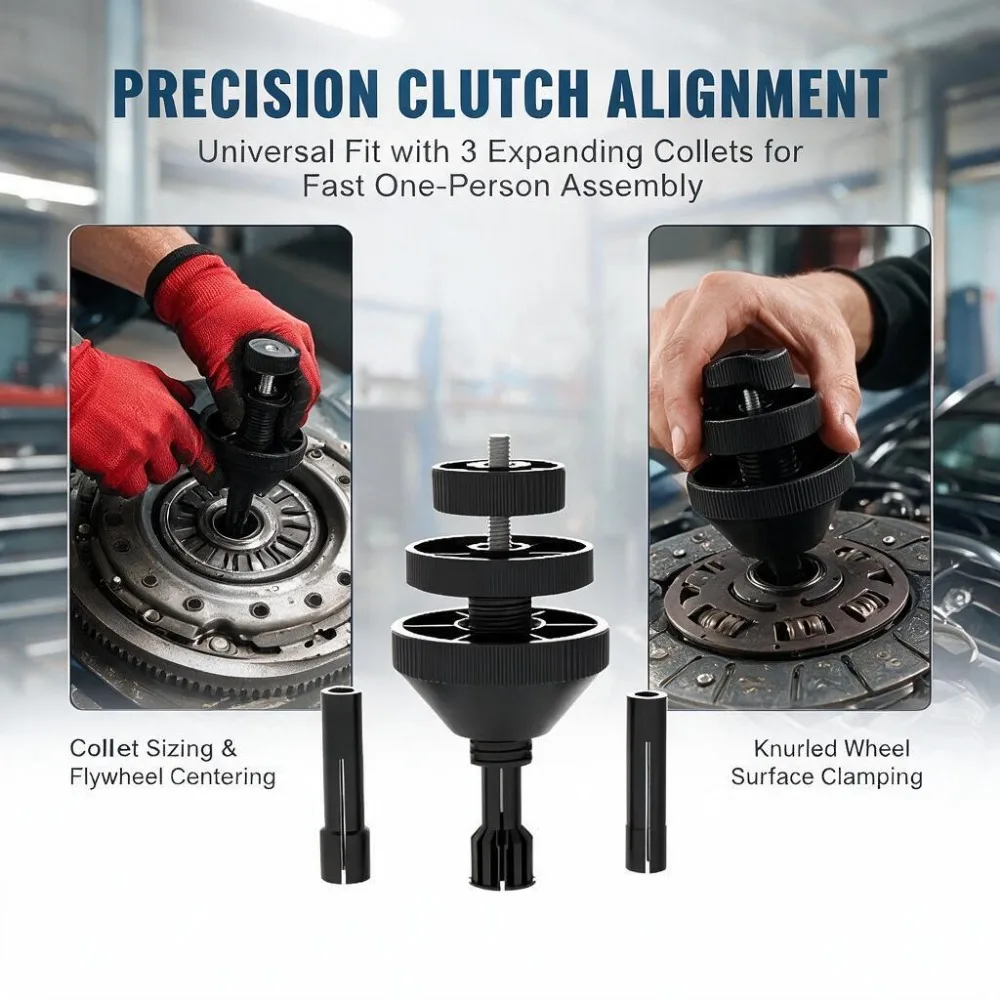 Plastic Universal Clutch Alignment Dismantle Tool Car Clutch Repair Fix Correcting Machines Auto Clutch Alignment Tool