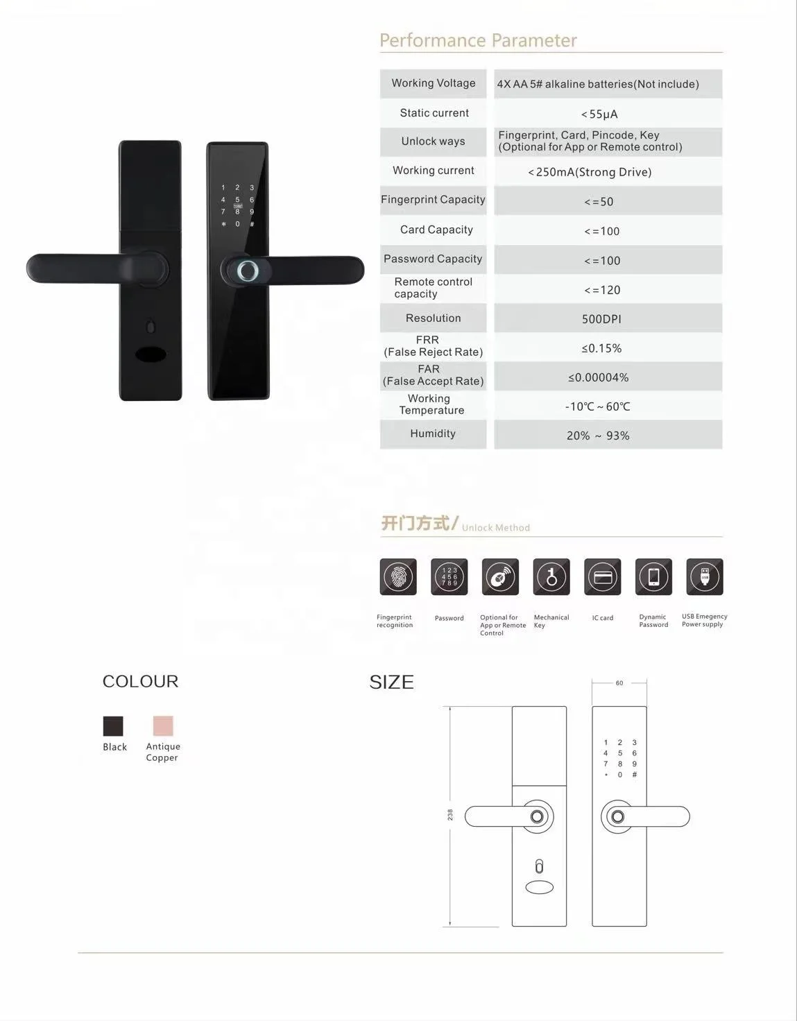 Hoogbeveiligde Volautomatische Smart Lock Biometrische Vingerafdruk Automatictuya Wifi App Slim Deurslot