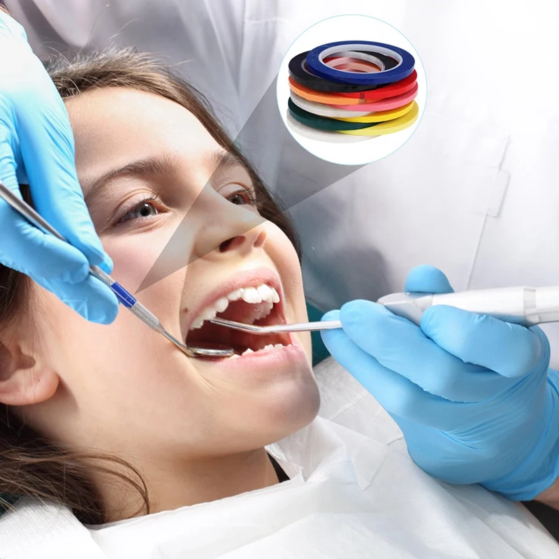 شريط أدوات تعقيم الأوتوكلاف ، شريط تعريف ، 10 لفات ، عرض بوصة ، طول