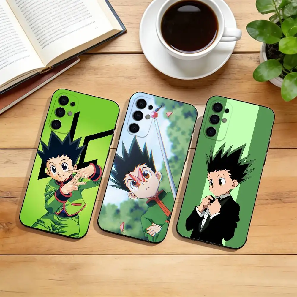 Hunter Gon Freecss Phone Case For Samsung S25,S24,S21,S22,S23,S30,Ultra,S20,Plus,Fe,Soft Silicone Black Cover