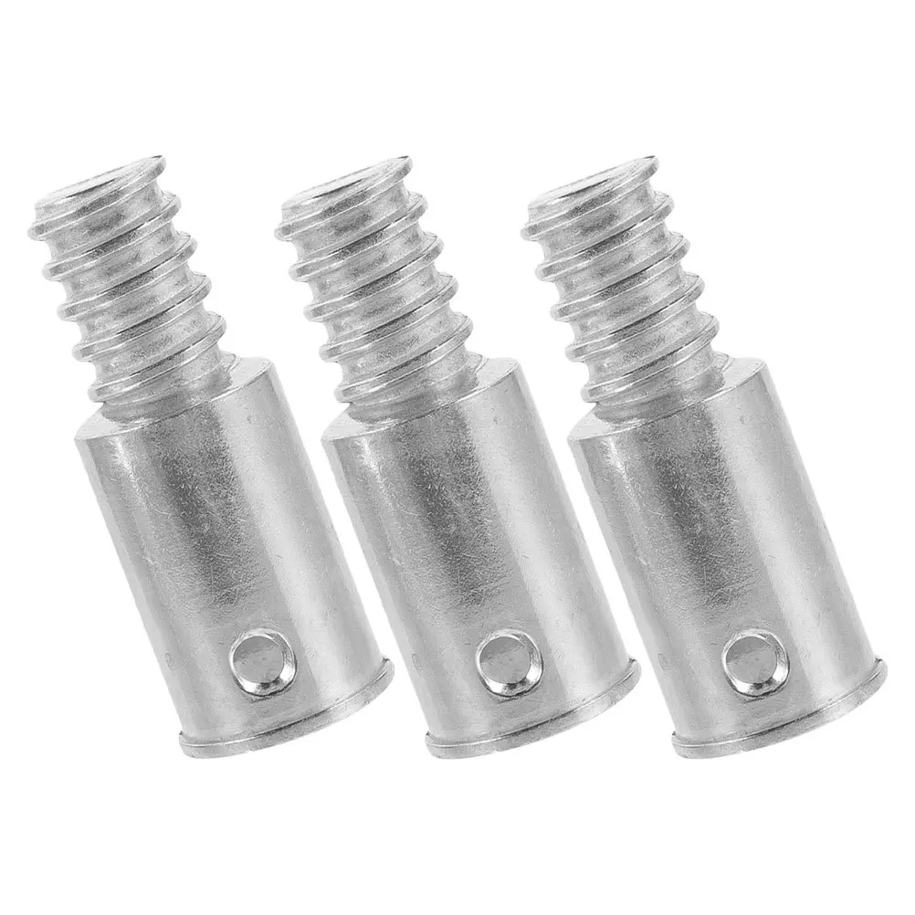 3 قطعة محول القطب الملولب الآمن لأمهام تنظيف اللوحة قابل للتعديل طول التوافق 19 مللي متر استبدال مقبض المكنسة #4