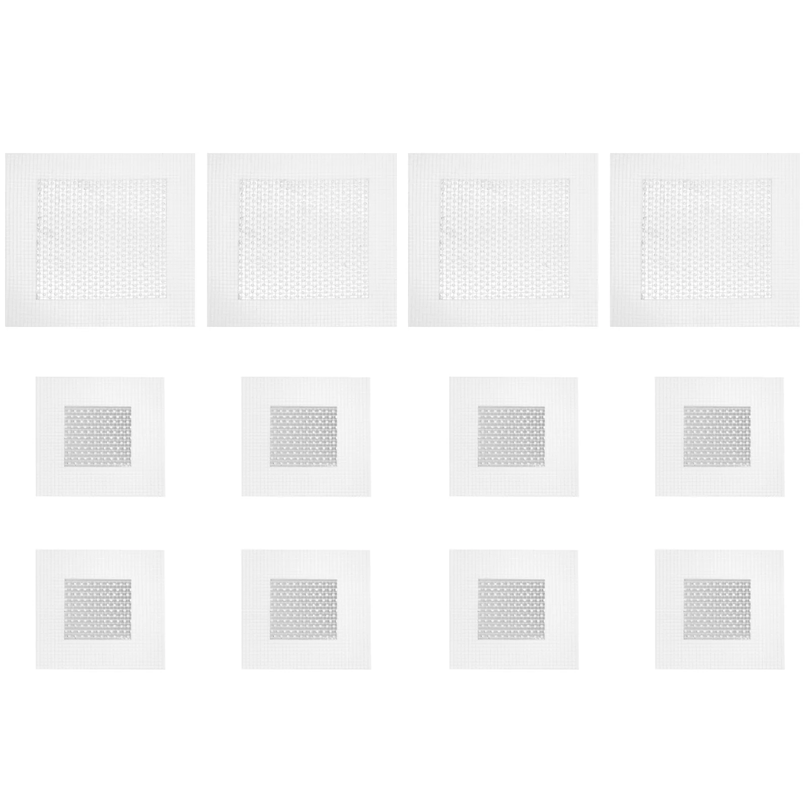 

12 Pcs Wall Repair Covers Terrarium Kit Hole Patches Car Drywall Pastes Glass Fiber