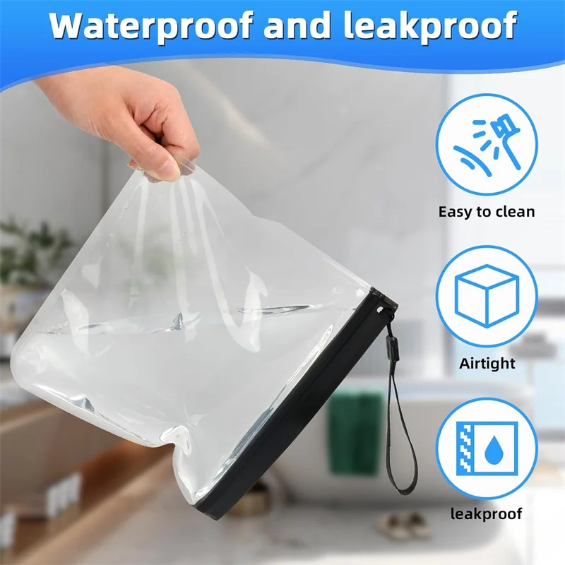 Luggage Transparent Travel Use Leakproof Flight Make Up Waterproof For Women Reusable Airport Security Storage bag