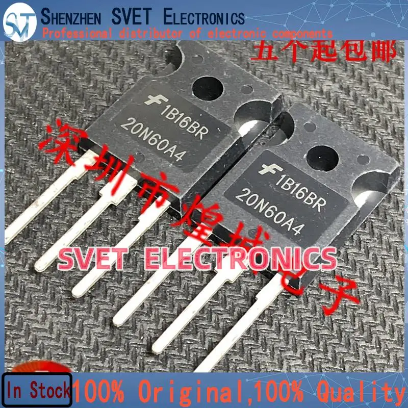 10PCS-50PCS  20N60A4 HGTG20N60A4  TO-247 600V 40A  Original In Stock Fast shipping