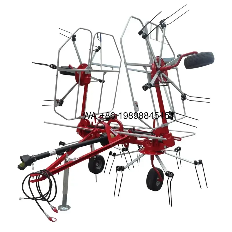 Wmwmnu For Towing Hay Rake Agriculture 3 Point Hitch Rotary and Tedder Farm Equipment Grass Turner