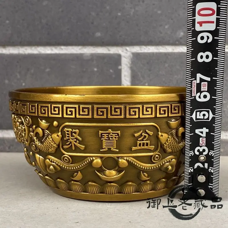 Brass craftsmanship lucky treasure large cornucopia copper ware