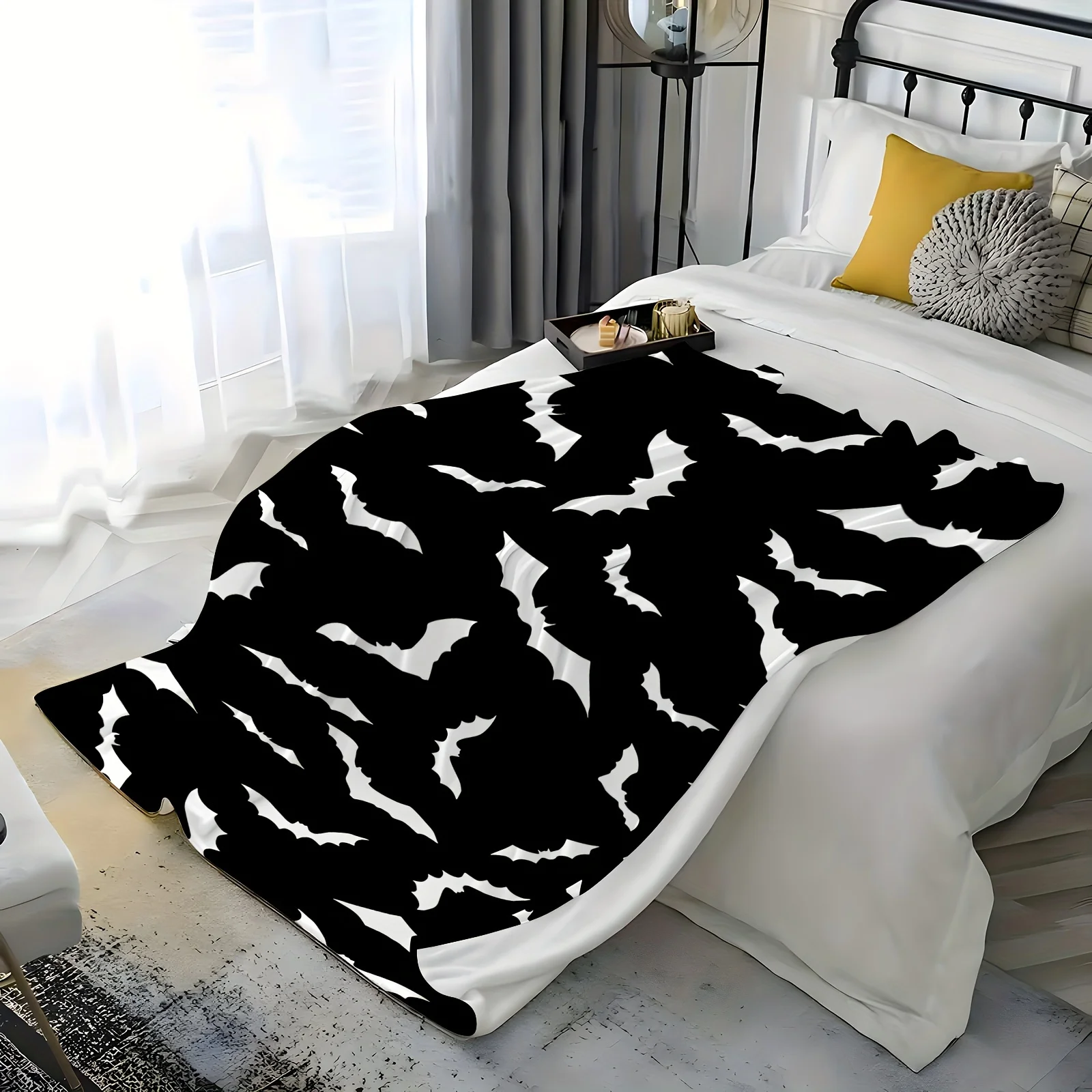 

Halloween Series Open Soft Blanket. Can Be Used As A Bed Cover, Sofa Blanket Camping Outdoor Blanket