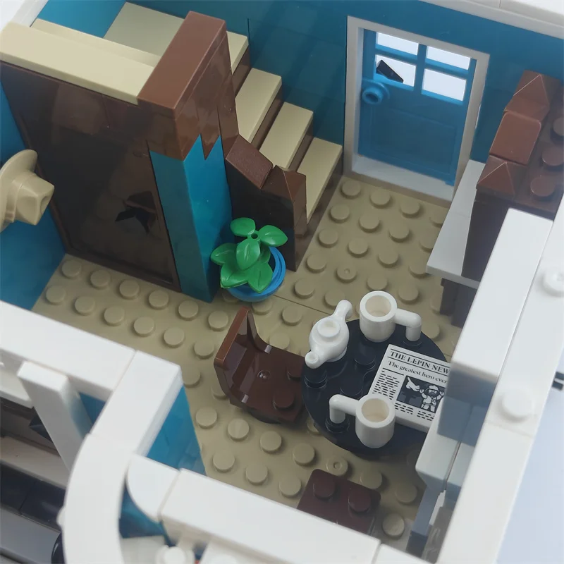 Bookstore House Model Classic Street View Architecture Bookshop Toys Building Blocks High Quality Bricks 10270 Christmas Gifts