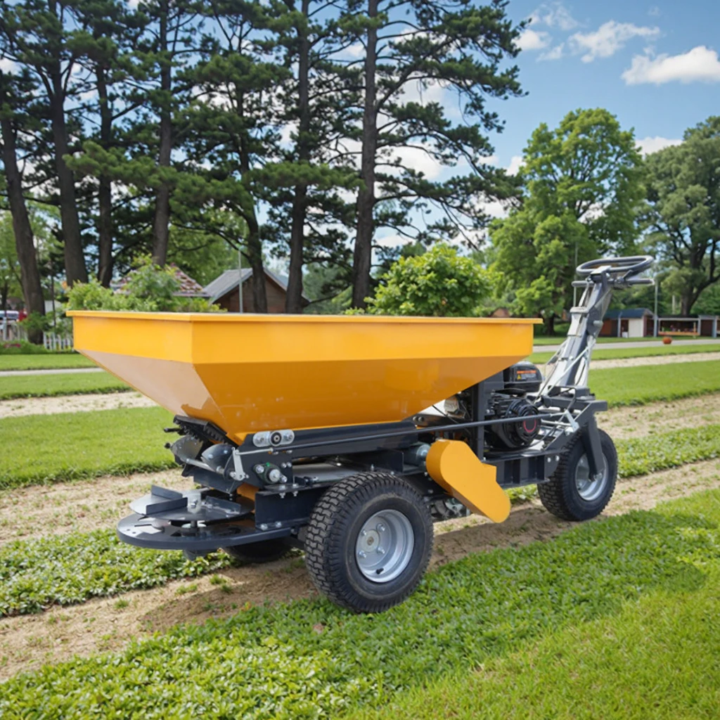 

Self-propelled Mini Fertilizer Spreader Hand Push Type Fertilizer Applicator Engine Portable Fertilizer Applicator