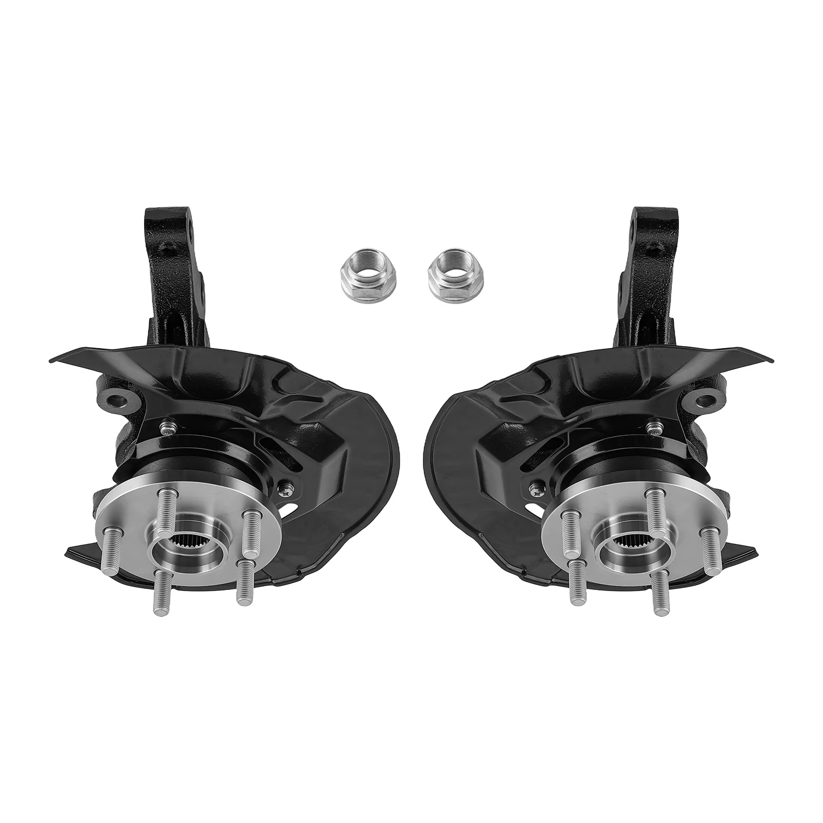 

Pair Front Steering Knuckle & Wheel Hub Bearing For Toyota Matrix FWD 4-Wheel